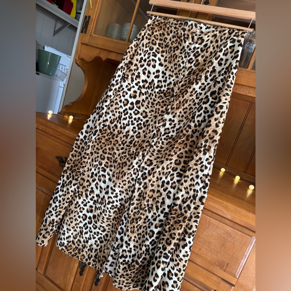 Leopard Print Women's Skirt